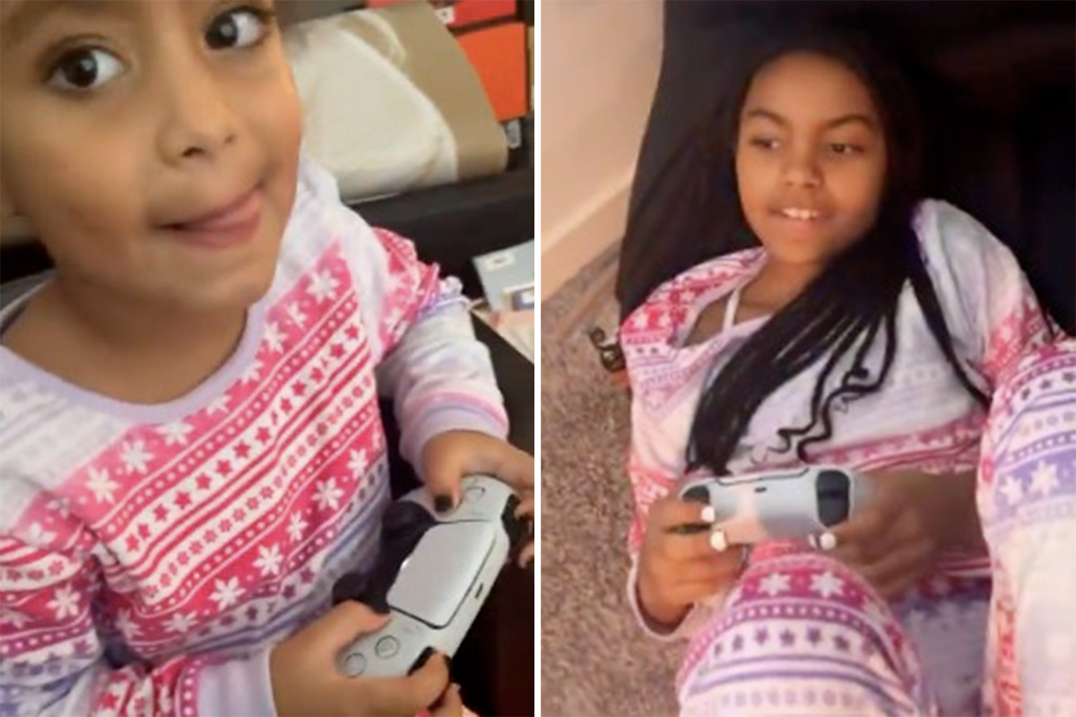 Teen Mom's Devoin Austin spends Christmas with daughter Nova, 9, & ex Briana DeJesus' child Stella, 4, in matching PJ's