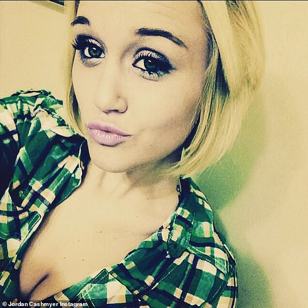 Sad: 16-year-old and pregnant star Jordan Cashmyer has died aged 26, TMZ reported on Sunday