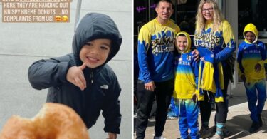 Teen Mom star Javi Marroquin's ex Lauren Comeau spends day with their son Eli, three, while he travels with Kailyn Lowry